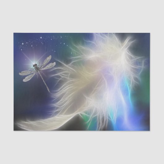 Angel Feather en Dragonfly 2 Tissuepapier (Voorkant)