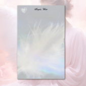 Angel Feather en Heart. Briefpapier