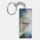 Angel Feather en Name Sleutelhanger (Voorkant Links)