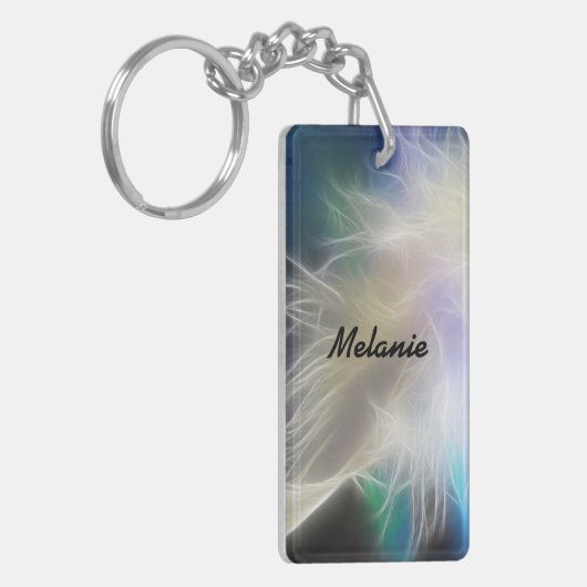 Angel Feather en Name Sleutelhanger (Voorkant Links)