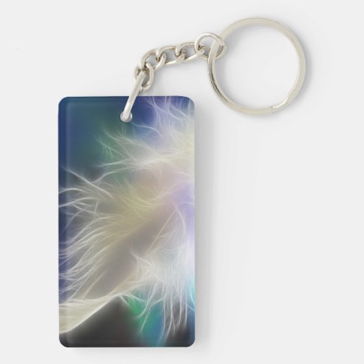 Angel Feather en Name Sleutelhanger (achterkant)