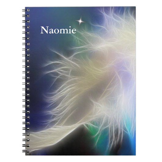 Angel Feather en Star Notitieboek (Voorkant)