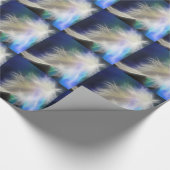 Angel Feather en sterren Cadeaupapier (Hoek)