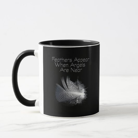Angel Feather Motivatie Citaat Mok (Links)