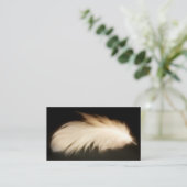 Angel Feather  Peace White Visitekaartjes (Staand voorkant)