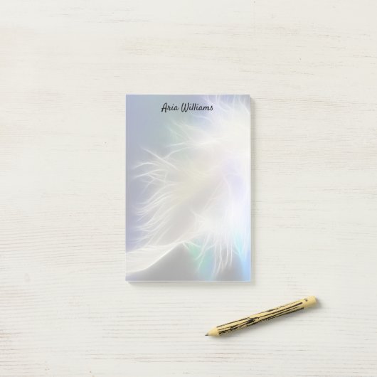 Angel Feather Post-it® Notes (Op bureau)