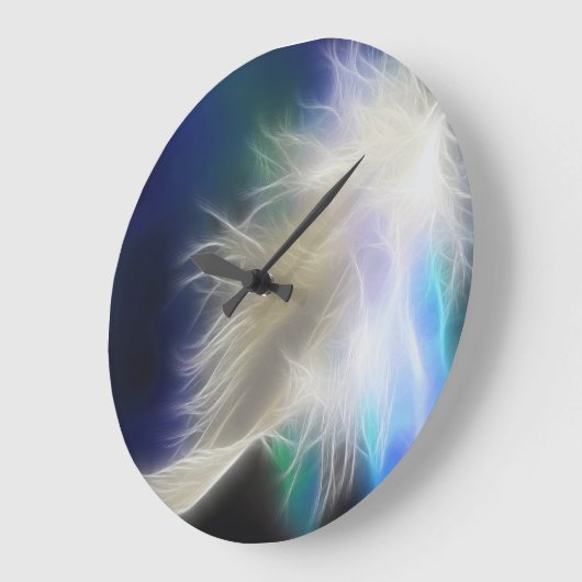Angel Feather Wall klok (Hoek)