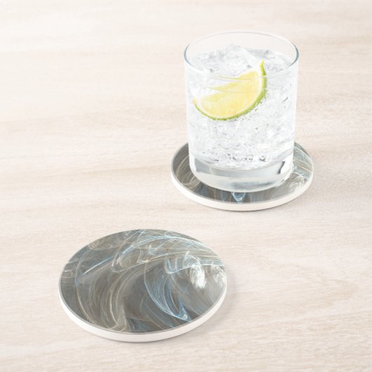 Angel Feathers Zandsteen Onderzetter (Zijkant)