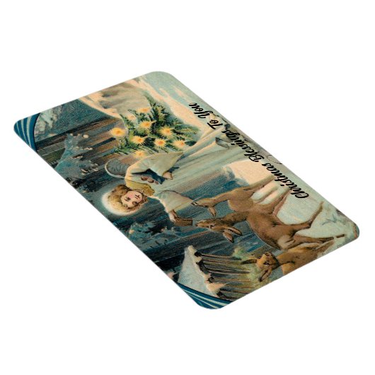 Angel Feeding Deer Flexible Magnet Magneet (Rechterzijde)