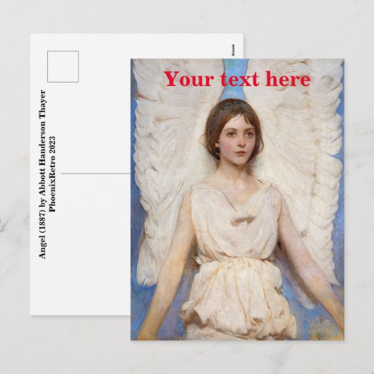 Angel Feestdagenkaart (Voorkant / Achterkant)