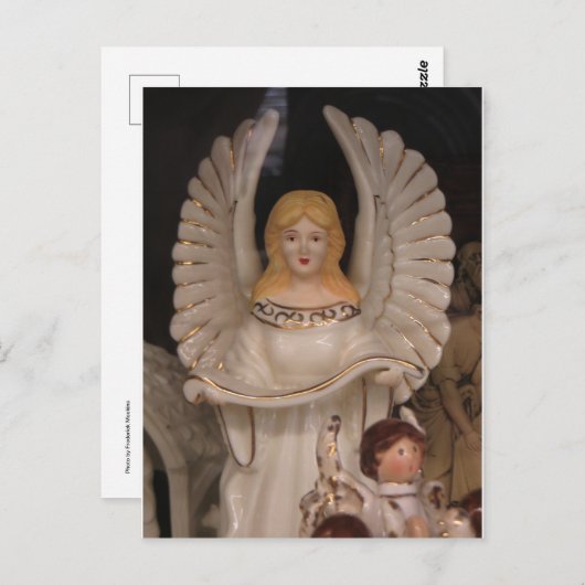 Angel Figurine Briefkaart (Voorkant / Achterkant)