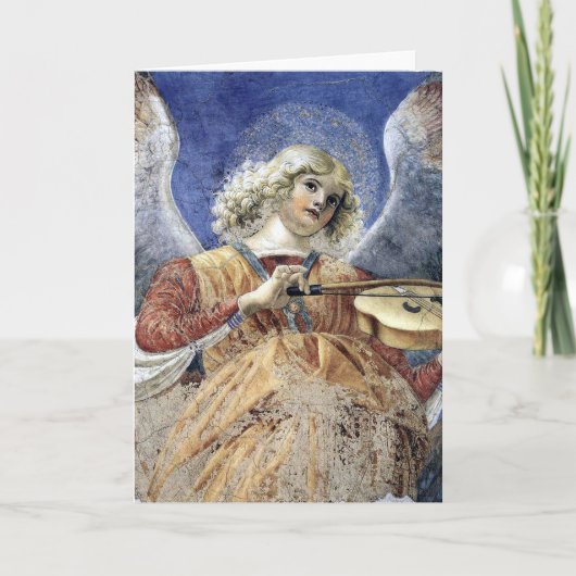 Angel Fine Art Renaissance Kerst Kaart (Voorkant)