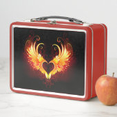 Angel Fire Heart met Wings (In situ)