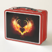 Angel Fire Heart met Wings (Achterkant)