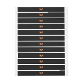 Angel Fire Heart met Wings (Vel)