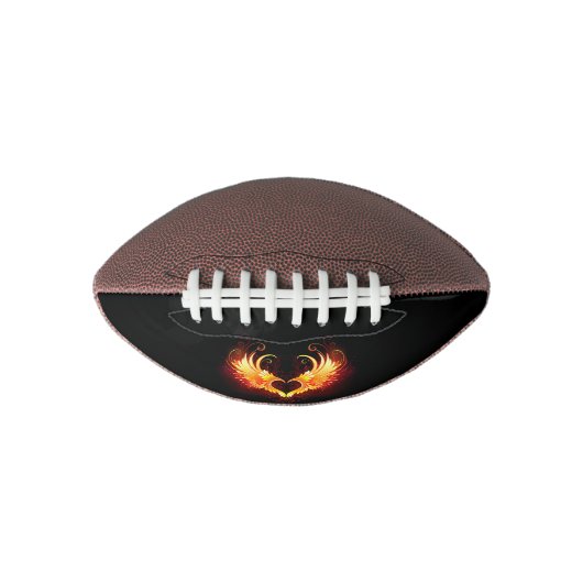 Angel Fire Heart met Wings American Football (Voorkant)