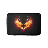 Angel Fire Heart met Wings Badmat (Voorkant)