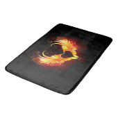 Angel Fire Heart met Wings Badmat (Gekanteld)