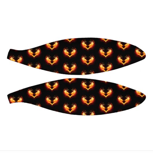 Angel Fire Heart met Wings Basketbal (Panelen)