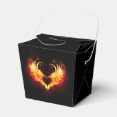 Angel Fire Heart met Wings Bedankdoosjes (Voorkant Zijde)
