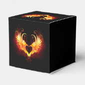 Angel Fire Heart met Wings Bedankdoosjes (Achterkant)