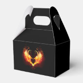Angel Fire Heart met Wings Bedankdoosjes (Voorkant Zijde)