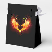 Angel Fire Heart met Wings Bedankdoosjes (Achterkant)