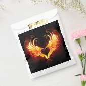 Angel Fire Heart met Wings Bedankzakje (Gezegeld)