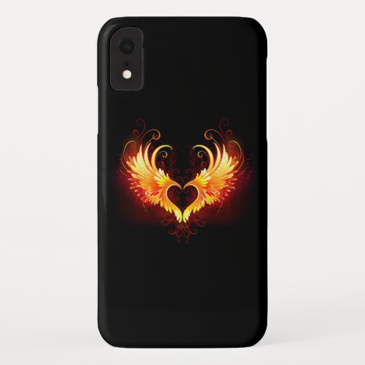 Angel Fire Heart met Wings Case-Mate iPhone Case (Achterkant)