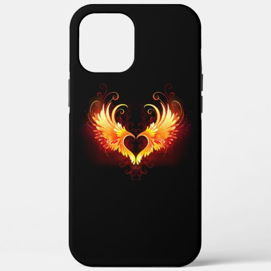 Angel Fire Heart met Wings Case-Mate iPhone Case (Achterkant)