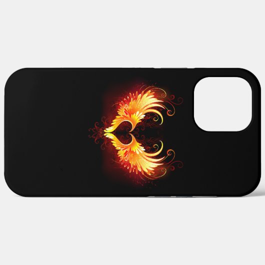 Angel Fire Heart met Wings Case-Mate iPhone Case (Achterkant (horizontaal))