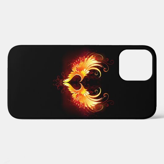 Angel Fire Heart met Wings Case-Mate iPhone Case (Achterkant (horizontaal))