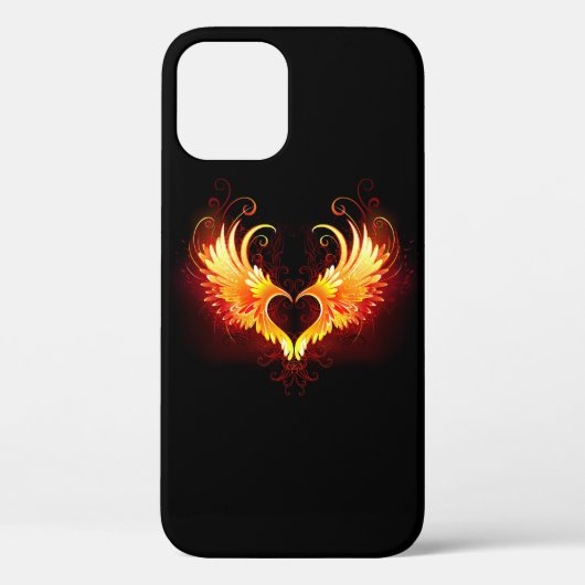Angel Fire Heart met Wings Case-Mate iPhone Case (Achterkant)
