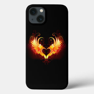 Angel Fire Heart met Wings Case-Mate iPhone Case