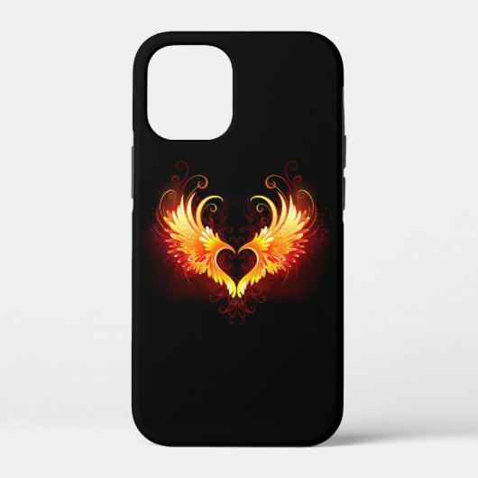 Angel Fire Heart met Wings Case-Mate iPhone Case (Achterkant)