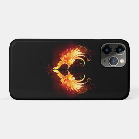 Angel Fire Heart met Wings Case-Mate iPhone Case (Achterkant (horizontaal))