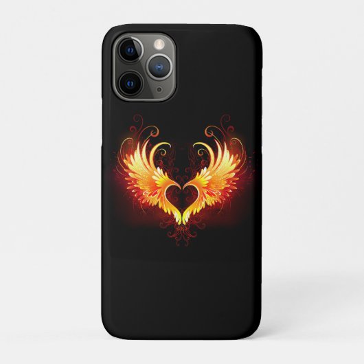 Angel Fire Heart met Wings Case-Mate iPhone Case (Achterkant)