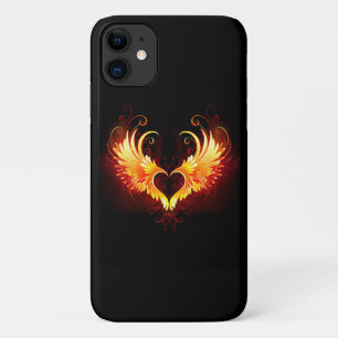 Angel Fire Heart met Wings Case-Mate iPhone Case