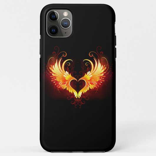 Angel Fire Heart met Wings Case-Mate iPhone Case (Achterkant)