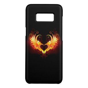 Angel Fire Heart met Wings Case-Mate Samsung Galaxy S8 Hoesje