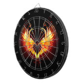 Angel Fire Heart met Wings Dartbord (Voorkant Rechts)