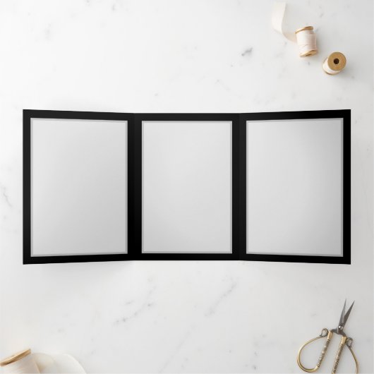 Angel Fire Heart met Wings Drieluik Aankondiging (Binnen)