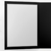 Angel Fire Heart met Wings Drieluik Programma (Binnenzijde eerst)