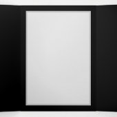 Angel Fire Heart met Wings Drieluik Programma (Binnenkant midden)