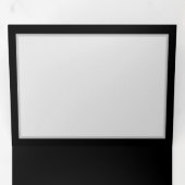 Angel Fire Heart met Wings Drieluik Uitnodiging (Binnenzijde eerst)