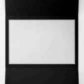 Angel Fire Heart met Wings Drieluik Uitnodiging (Binnenkant midden)