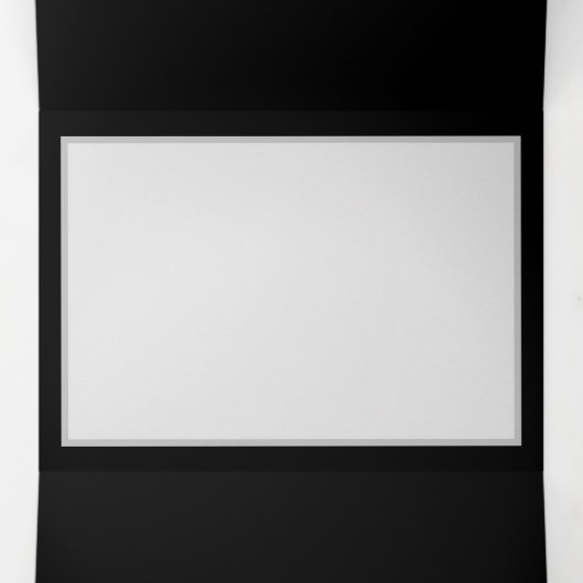 Angel Fire Heart met Wings Drieluik Uitnodiging (Binnenkant midden)