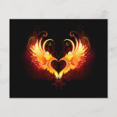 Angel Fire Heart met Wings Flyer (Voorkant)