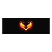 Angel Fire Heart met Wings Foto Afdruk (Voorkant)