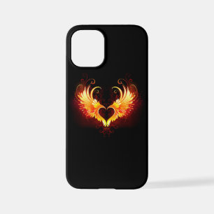 Angel Fire Heart met Wings iPhone 12 Mini Hoesje
